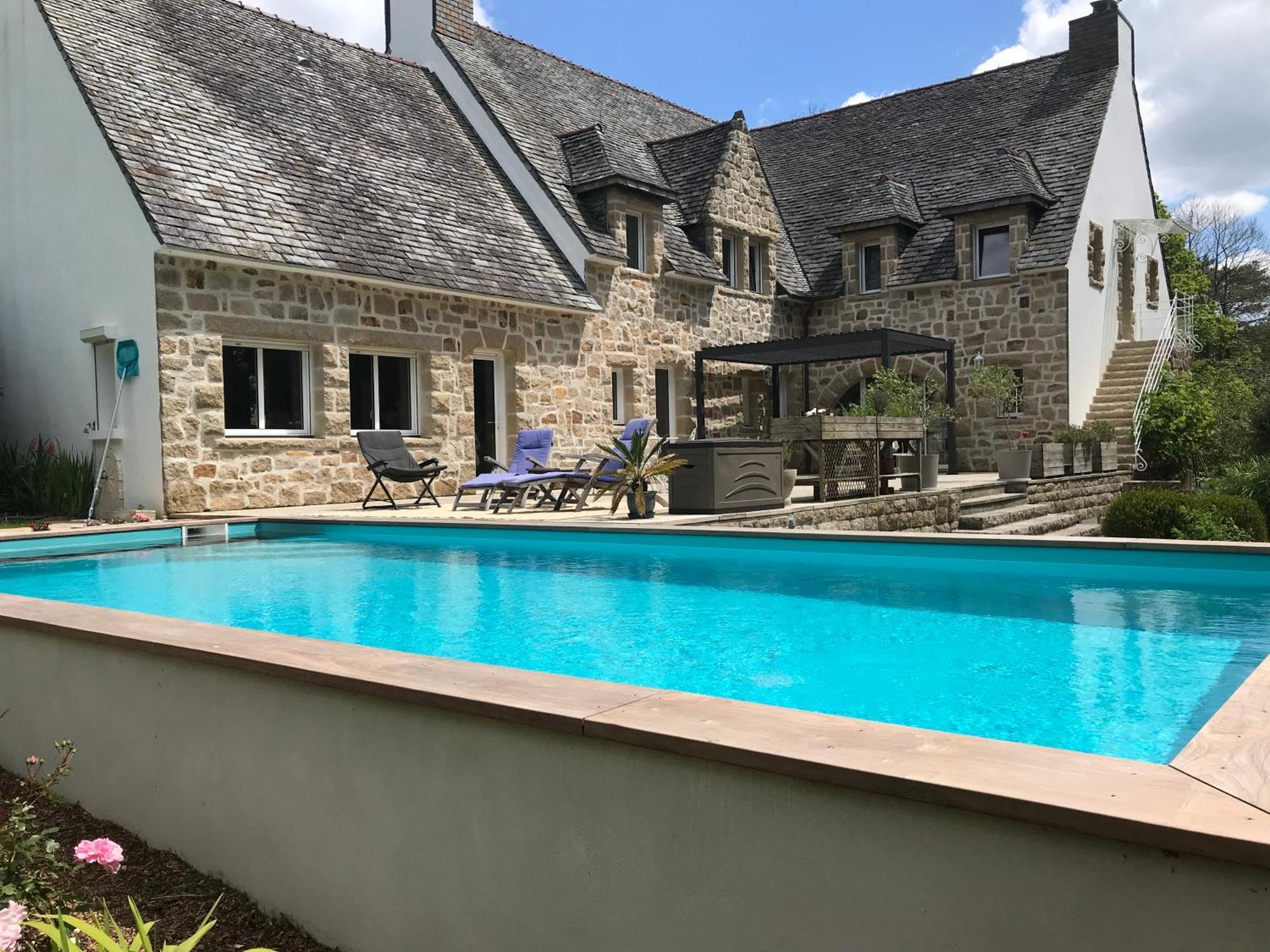 Bed and Breakfast Le Pas Du Faon Caudan Esterno foto